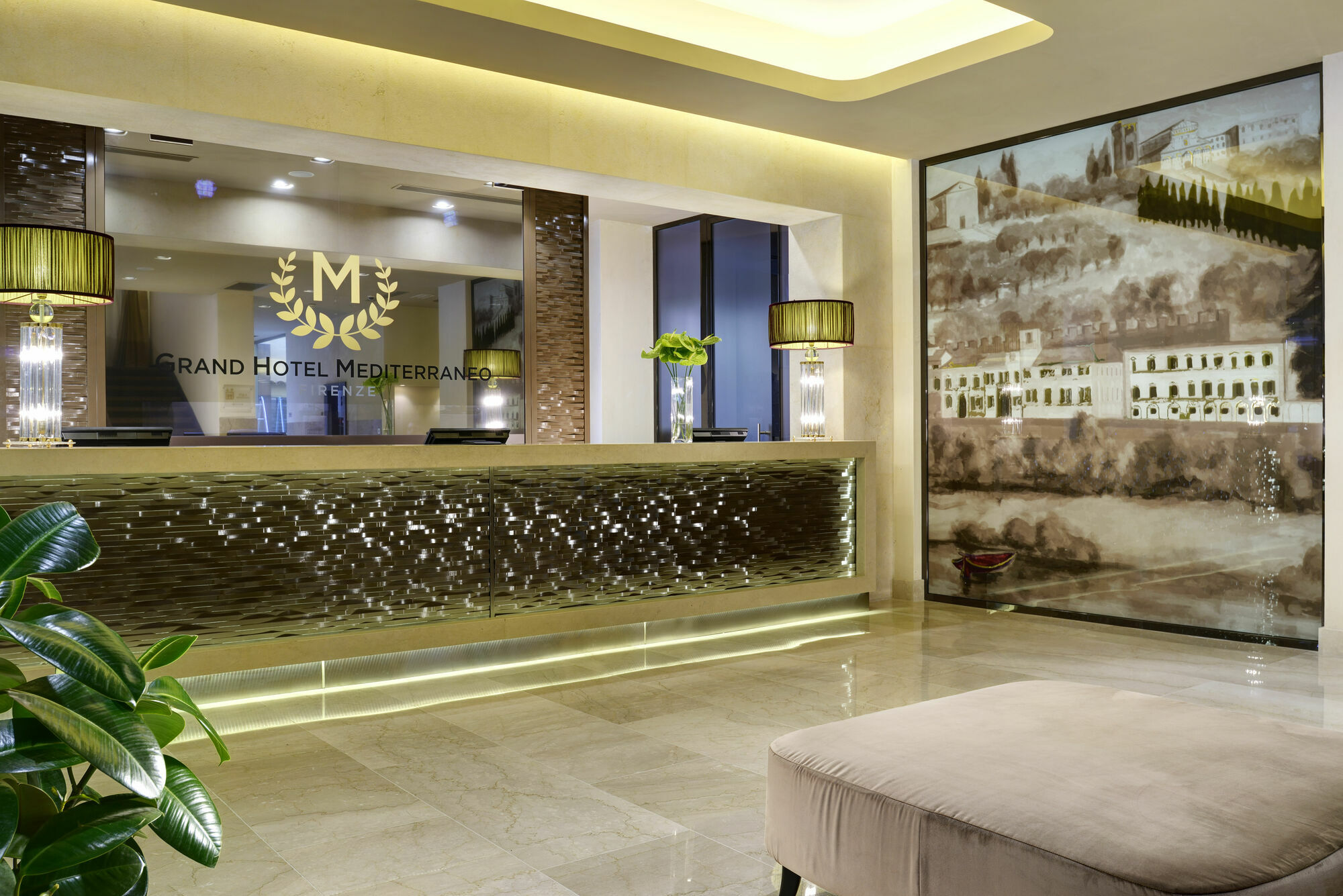 Fh55 Grand Hotel Mediterraneo Florencja Wnętrze zdjęcie